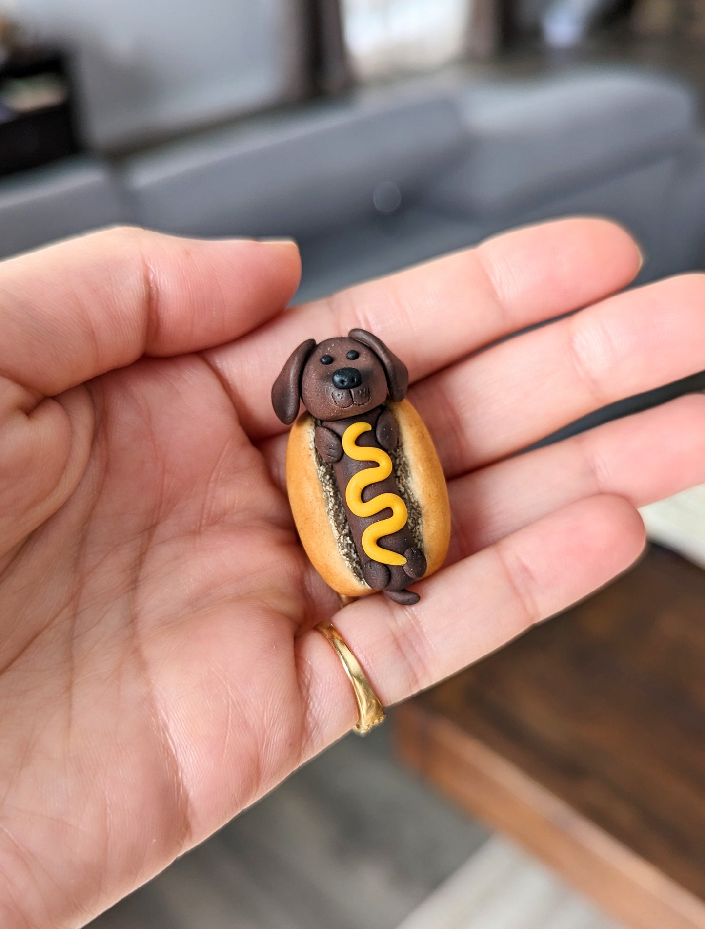 Mr. Mustard Keychain